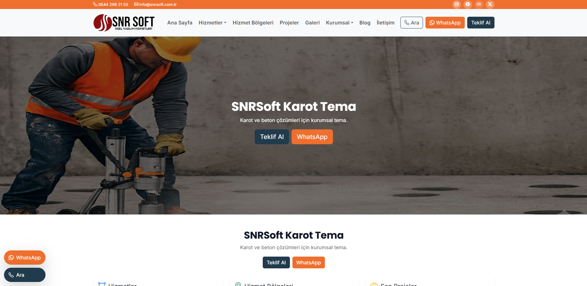 Adıyaman AVM Karot Delme